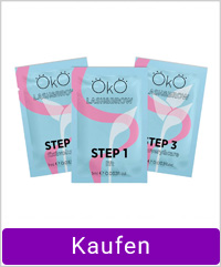 Set für Wimpern- und Brauenlaminierung OKO 1,2,3 Step